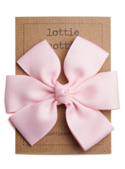 Pale Pink Big Hair Bow