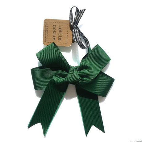 Double Bow Hair Band - Green