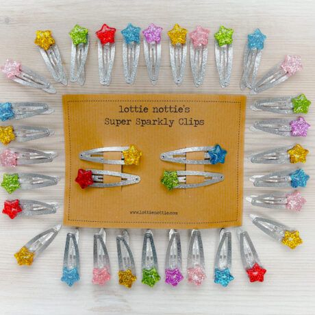lottie nottie's super sparkly star clips